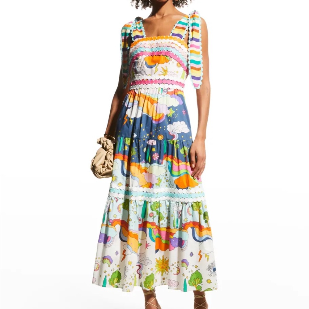 Celia B acuarius midi dress